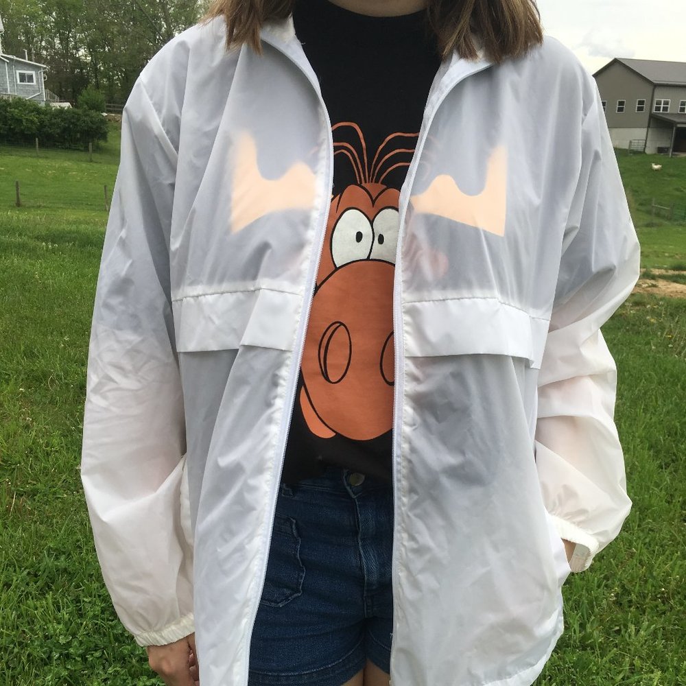 Thin White Windbreaker